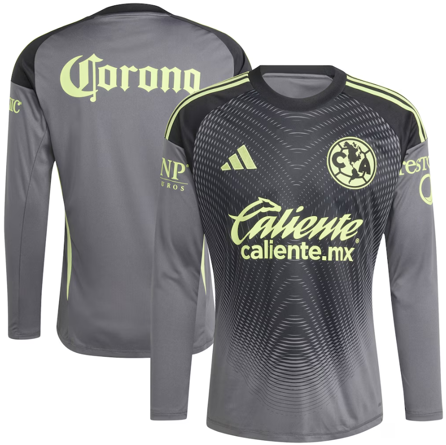 adidas Club America 2025 - 26 Long Sleeve Goalkeeper Jersey - Grey