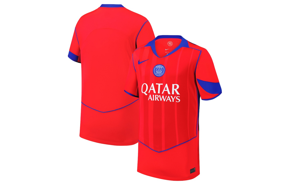 Nike Youth Paris Saint German PSG 2025 - 26 Third Jersey - Global Red/Sport Red/Hyper Royal