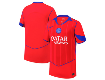 Nike Youth Paris Saint German PSG 2025 - 26 Third Jersey - Global Red/Sport Red/Hyper Royal
