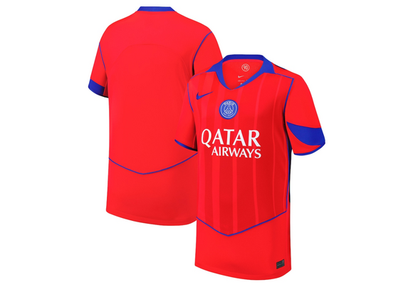Nike Youth Paris Saint German PSG 2025 - 26 Third Jersey - Global Red/Sport Red/Hyper Royal