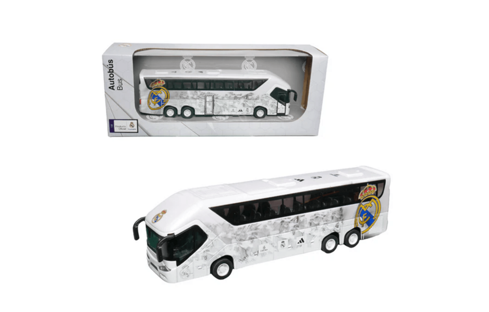 BT Real Madrid Team Bus Figurine 8" W