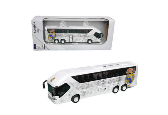 BT Real Madrid Team Bus Figurine 8" W