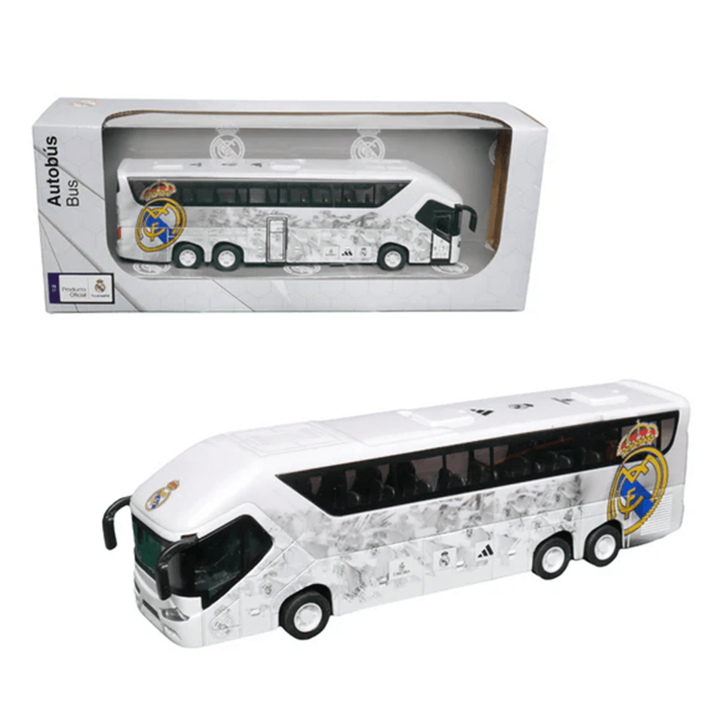BT Real Madrid Team Bus Figurine 8" W