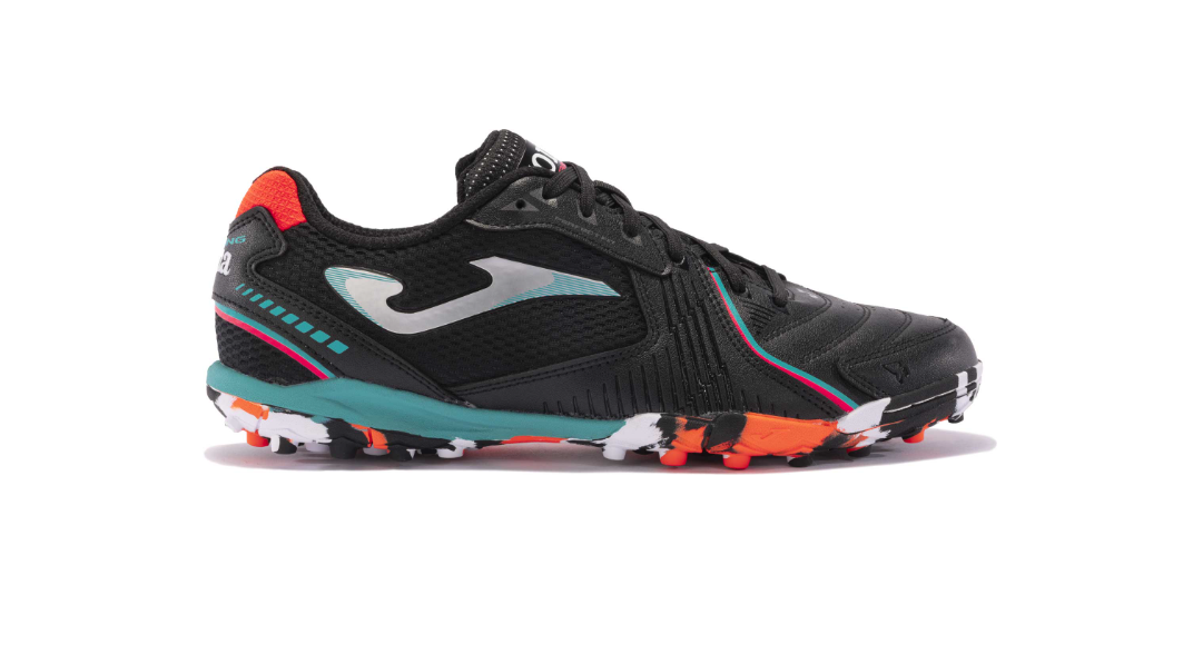 Joma Dribling 2401 Turf Soccer Shoes - Black/Orange/Multi