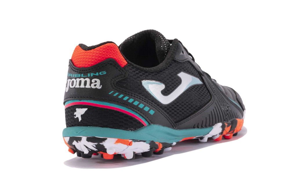 Joma Dribling 2401 Turf Soccer Shoes - Black/Orange/Multi