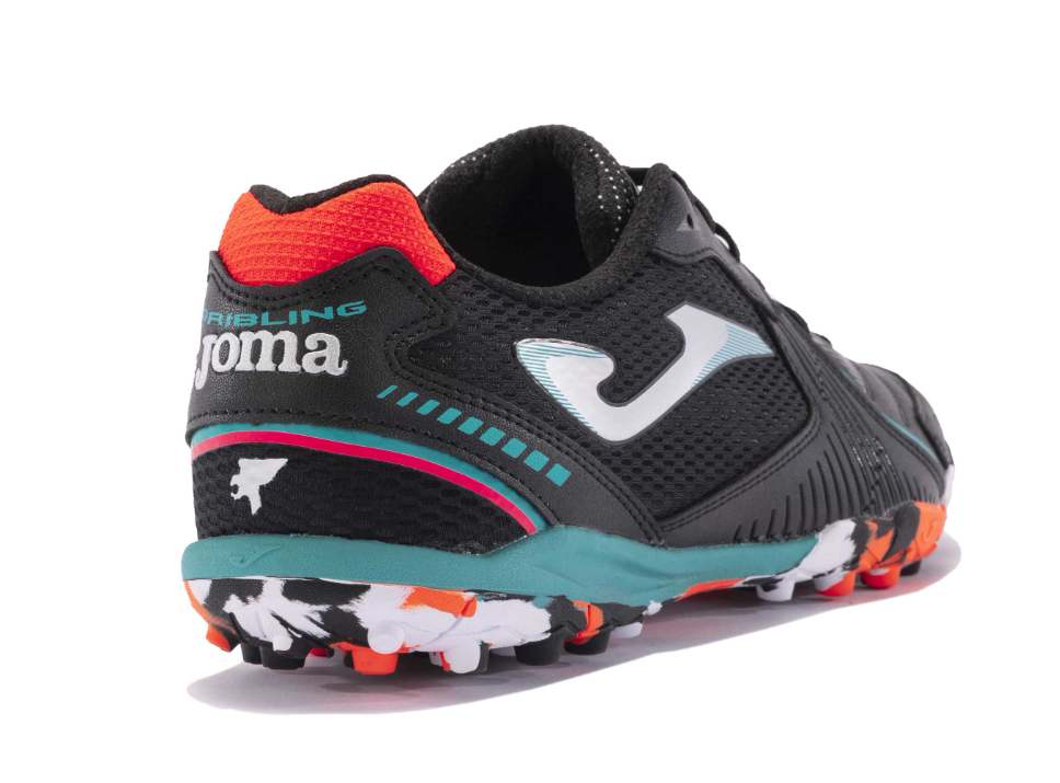 Joma Dribling 2401 Turf Soccer Shoes - Black/Orange/Multi