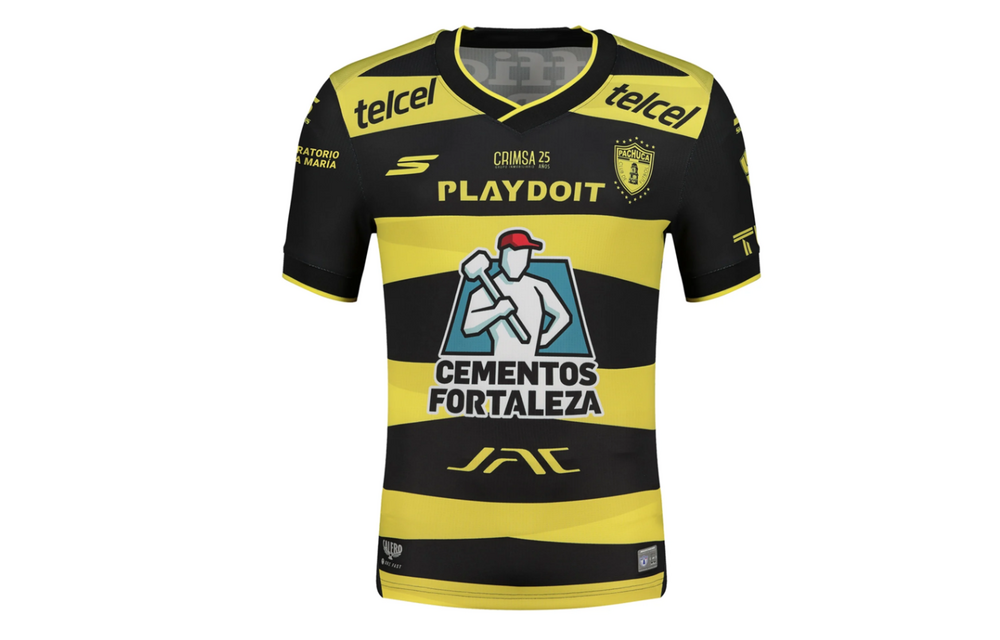 Skechers  2025-  26 Pachuca Third Jersey - Lime Yellow/Black