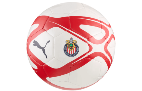 Puma Chivas DG 2025 Culture Soccer Ball - White/Red