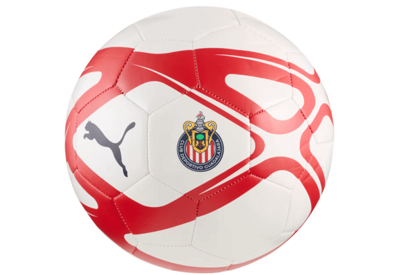 Puma Chivas DG 2025 Culture Soccer Ball - White/Red