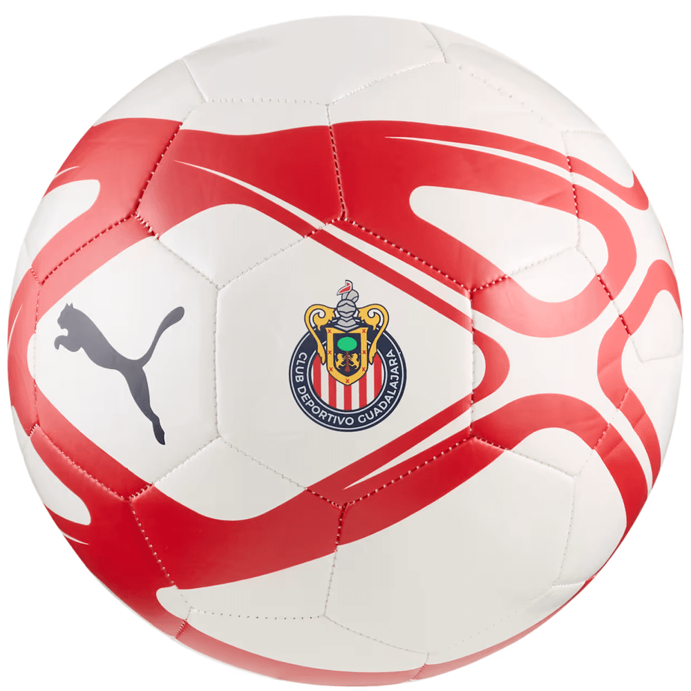 Puma Chivas DG 2025 Culture Soccer Ball - White/Red