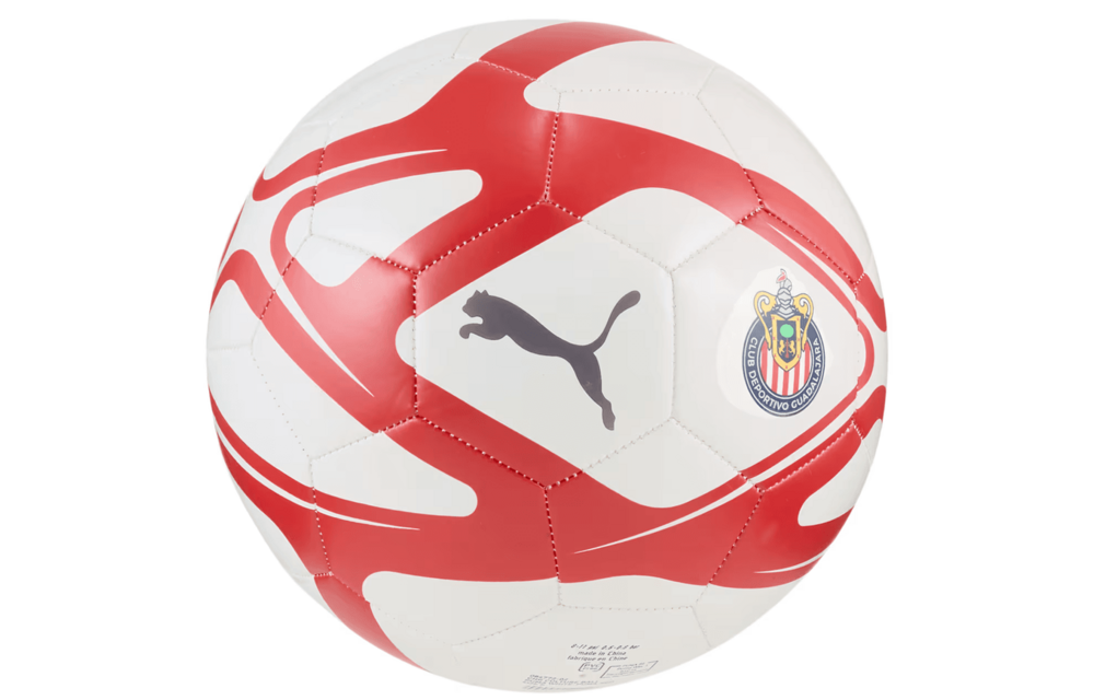 Puma Chivas DG 2025 Culture Soccer Ball - White/Red