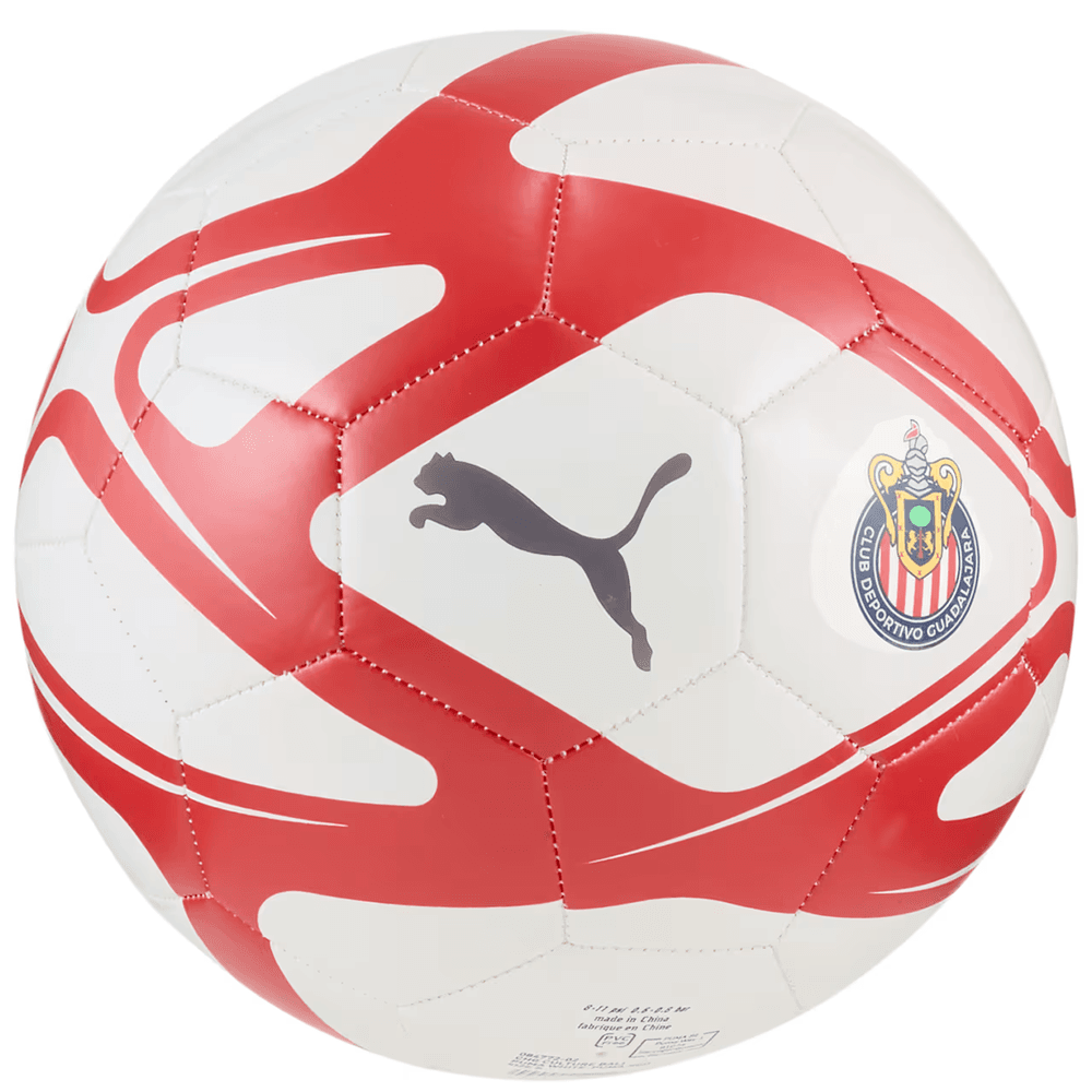 Puma Chivas DG 2025 Culture Soccer Ball - White/Red