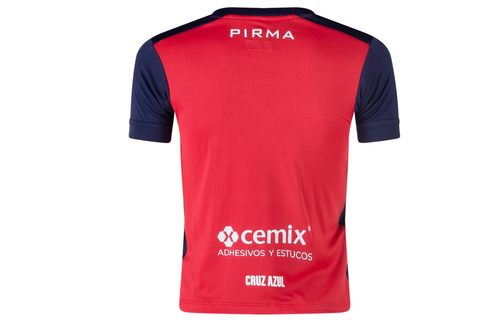 Pirma Youth Cruz Azul 2024-25 Third Jersey - Red/Navy Blue