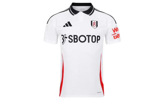 adidas Fulham 2024 - 25 Home Jersey - White/Black