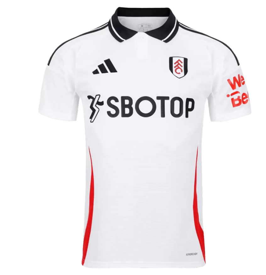 adidas Fulham 2024 - 25 Home Jersey - White/Black
