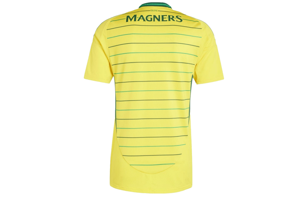 adidas Celtic 2024 - 25 Away Jersey - Yellow/Team Green