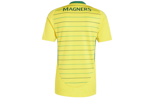 adidas Celtic 2024 - 25 Away Jersey - Yellow/Team Green