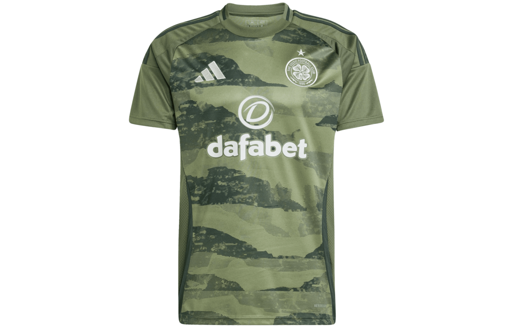 adidas Celtic 2024 - 25 Third Jersey - Tint Navy Green/Silver