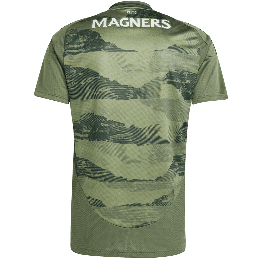 adidas Celtic 2024 - 25 Third Jersey - Tint Navy Green/Silver