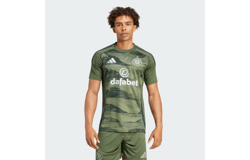 adidas Celtic 2024 - 25 Third Jersey - Tint Navy Green/Silver