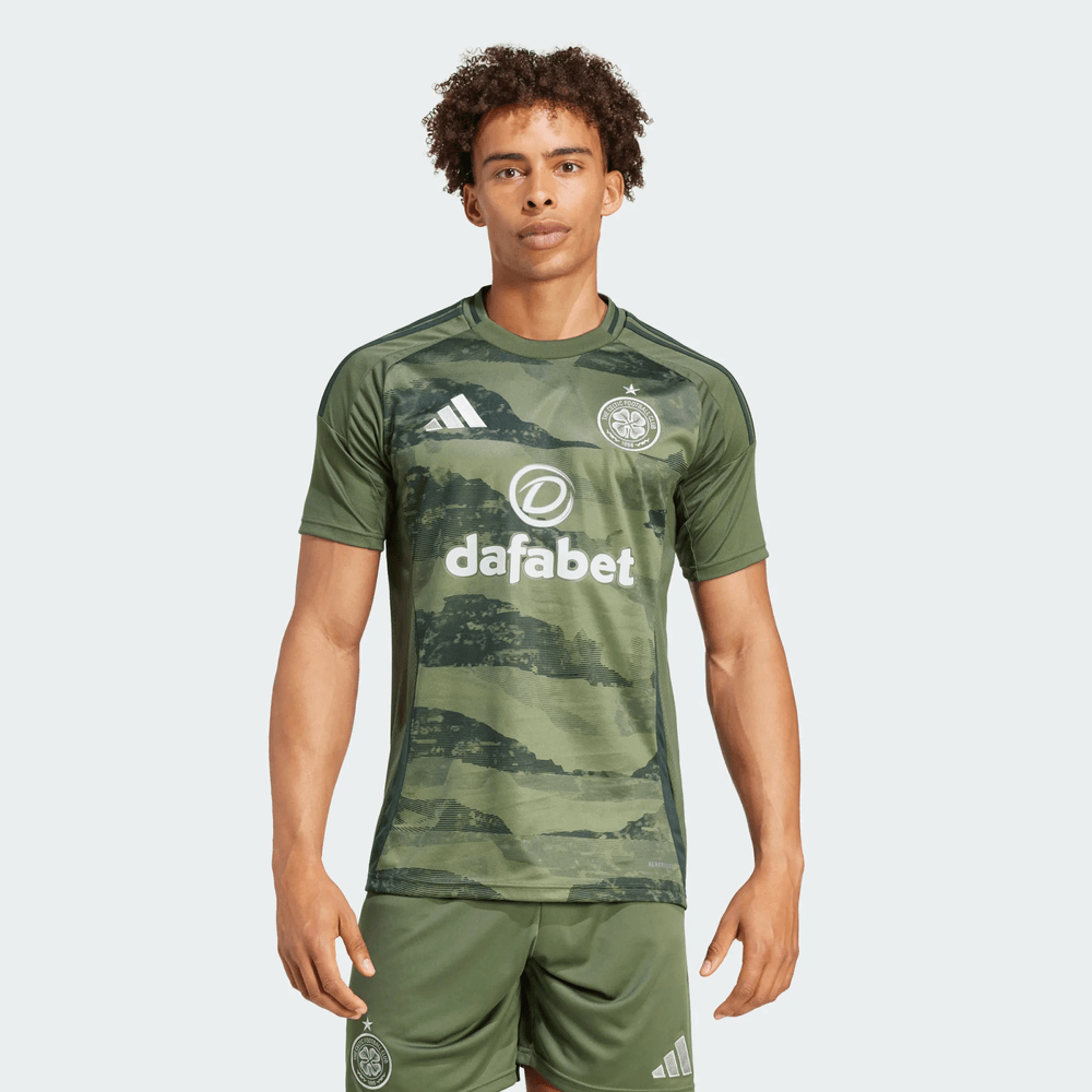 adidas Celtic 2024 - 25 Third Jersey - Tint Navy Green/Silver