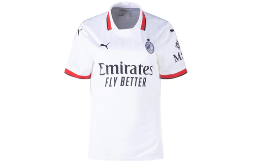 Puma Womens AC Milan 2024 - 25 Away Jersey - White/Red/Black