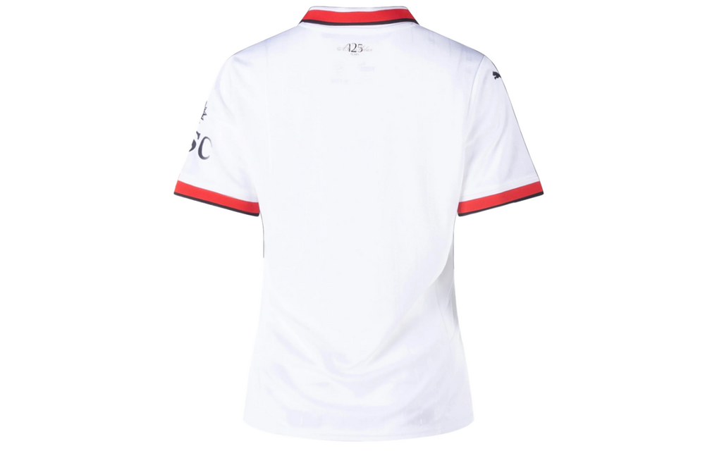 Puma Womens AC Milan 2024 - 25 Away Jersey - White/Red/Black