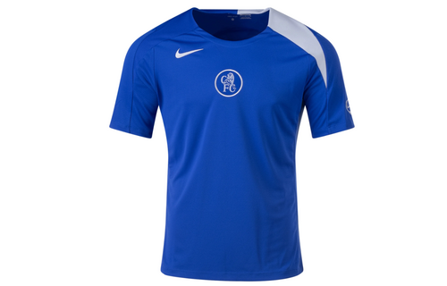 Nike Chelsea 2025 - 26 T90 DriFit Strike PreMatch Jersey - Game Royal/Field Silver