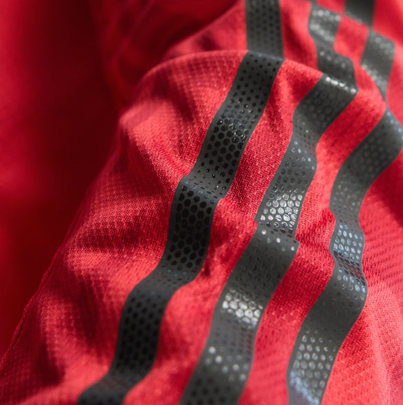 adidas Manchester United 2025 - 26 Authentic Long Sleeve Home Jersey - Red