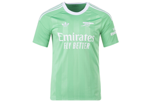 adidas Arsenal 2025 - 26 Third Goalkeeper Jersey - Semi Screaming Green/White