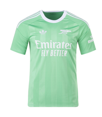 adidas adidas Arsenal 2025 - 26 Third Goalkeeper Jersey - Semi Screaming Green/White