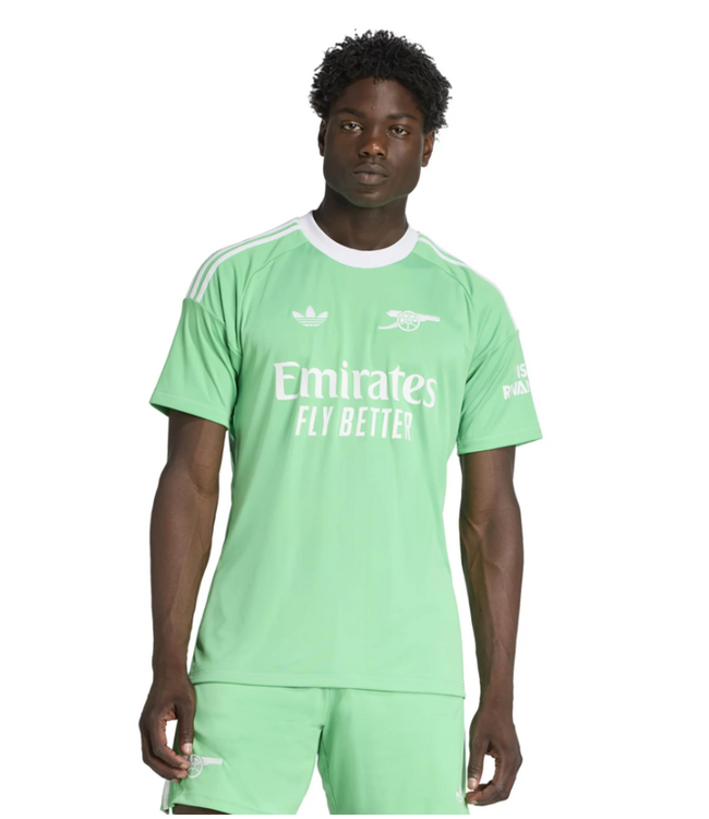 adidas adidas Arsenal 2025 - 26 Third Goalkeeper Jersey - Semi Screaming Green/White