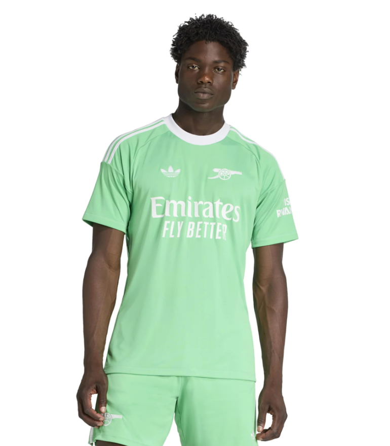 adidas Arsenal 2025 - 26 Third Goalkeeper Jersey - Semi Screaming Green/White