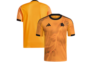 adidas AS Roma 2025-26 Away Jersey - Crew Orange