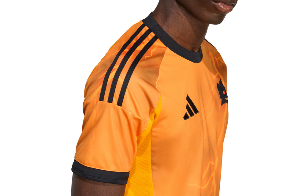adidas AS Roma 2025-26 Away Jersey - Crew Orange