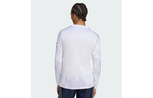 adidas Manchester United 2025 - 26 Long Sleeve Away Jersey - White