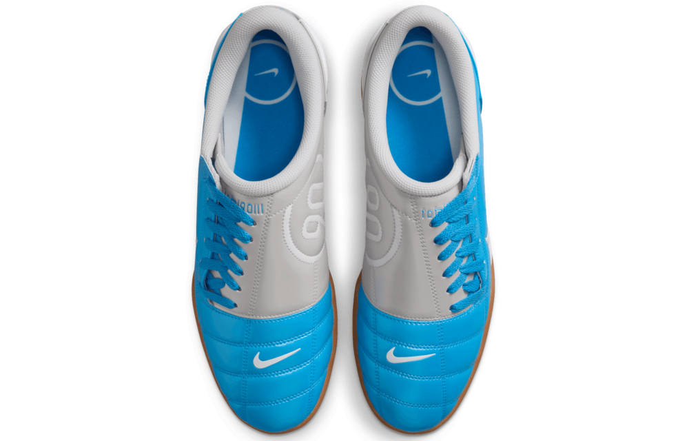 Nike Total 90 III IC 2025 Indoor Shoes - University Blue/Vast Grey/Gum Medium Brown/White