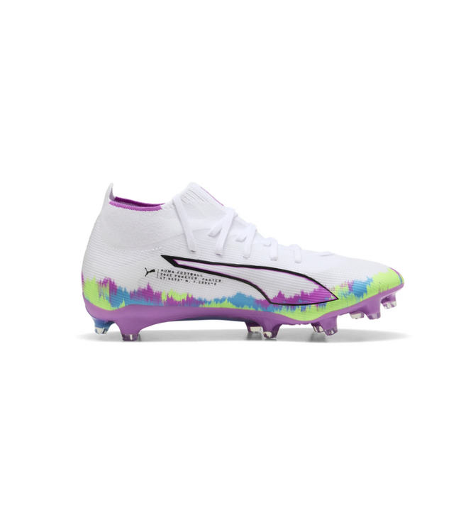 Puma Puma Womens Ultra 6 Match + FG/AG Brilliance Pack - White/Fizzy Apple/Bright Aqua/Pure Magenta