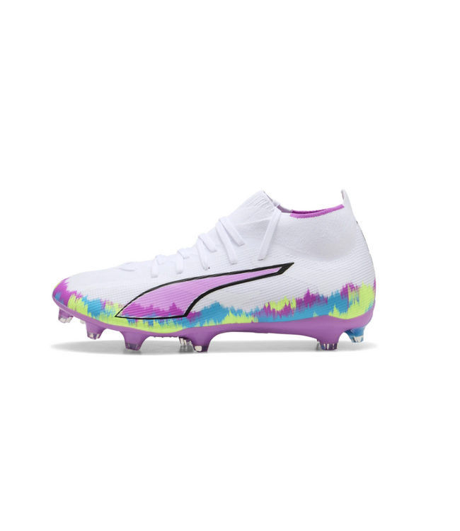 Puma Puma Womens Ultra 6 Match + FG/AG Brilliance Pack - White/Fizzy Apple/Bright Aqua/Pure Magenta
