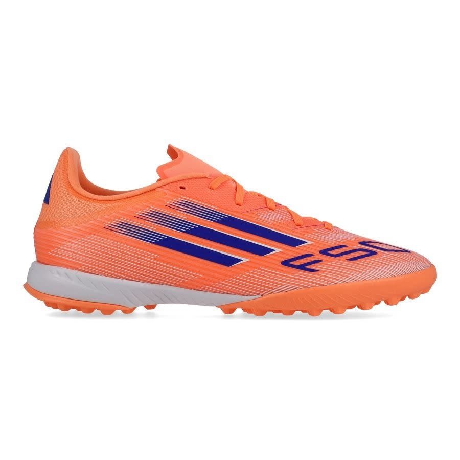 adidas F50 League TF Turf Soccer Shoes - Beam Orange/Lucid Blue/White