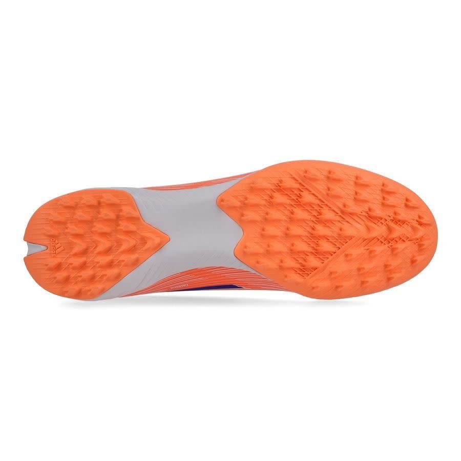 adidas F50 League TF Turf Soccer Shoes - Beam Orange/Lucid Blue/White