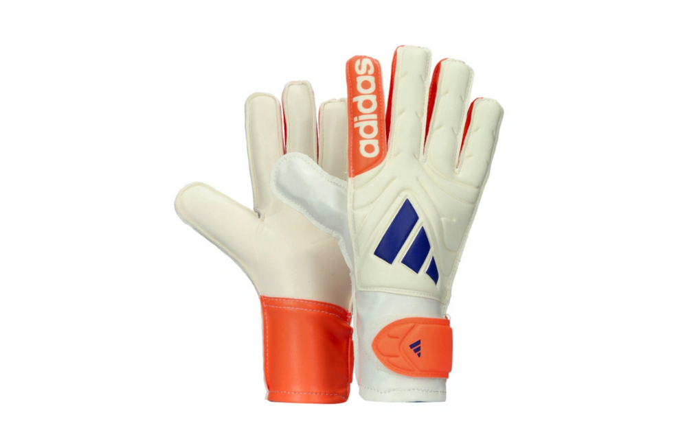 adidas Copa Club Goalkeeper Gloves - Off White/Lucid Blue/Signal Coral