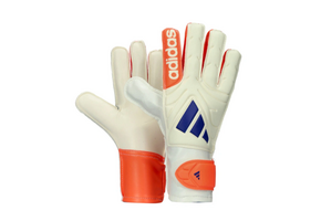 adidas Copa Club Goalkeeper Gloves - Off White/Lucid Blue/Signal Coral