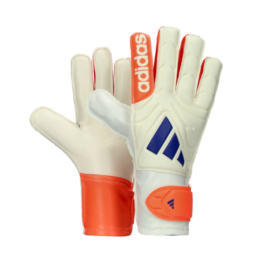 adidas Copa Club Goalkeeper Gloves - Off White/Lucid Blue/Signal Coral