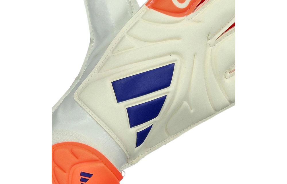 adidas Copa Club Goalkeeper Gloves - Off White/Lucid Blue/Signal Coral