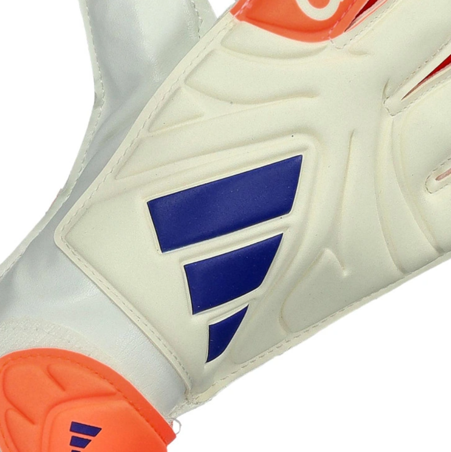 adidas Copa Club Goalkeeper Gloves - Off White/Lucid Blue/Signal Coral
