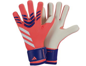 adidas Predator League Goalkeeper Gloves - Signal Coral/White/Lucid Blue