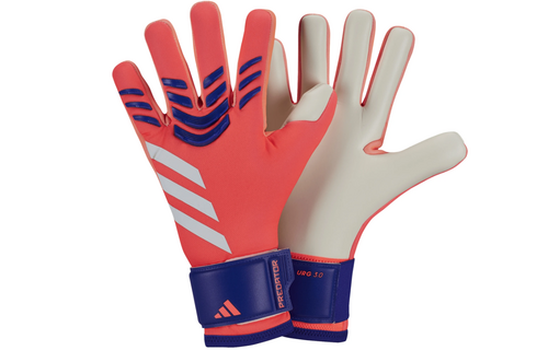 adidas Predator League Goalkeeper Gloves - Signal Coral/White/Lucid Blue