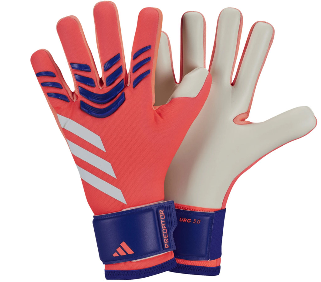 adidas Predator League Goalkeeper Gloves - Signal Coral/White/Lucid Blue