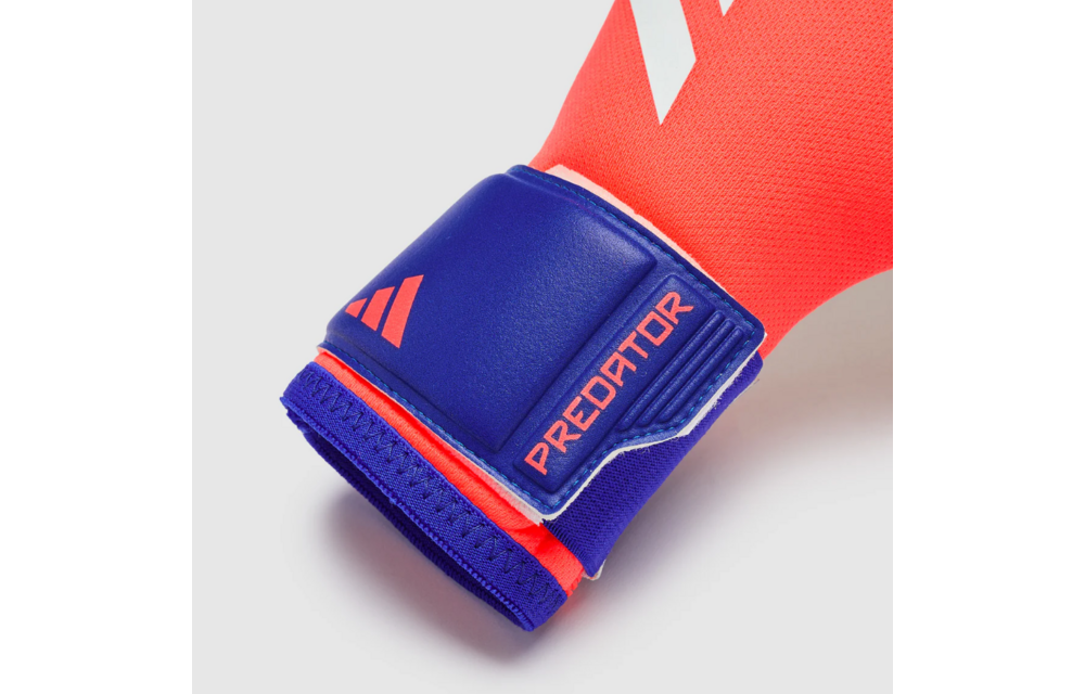 adidas Predator League Goalkeeper Gloves - Signal Coral/White/Lucid Blue